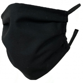 Υφασμάτινη Μάσκα Πλενόμενη Πολλαπλών Χρήσεων Βαμβακερή Knitters σε Μαύρο Χρώμα Unisex ML1054